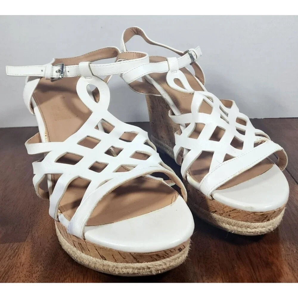 LimeLight Cork Wedge Sandals Women's Size 11
